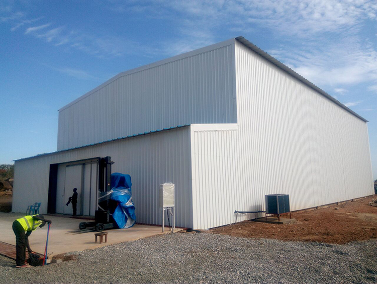 Prefabricated Steel Cold Storage Warehouse