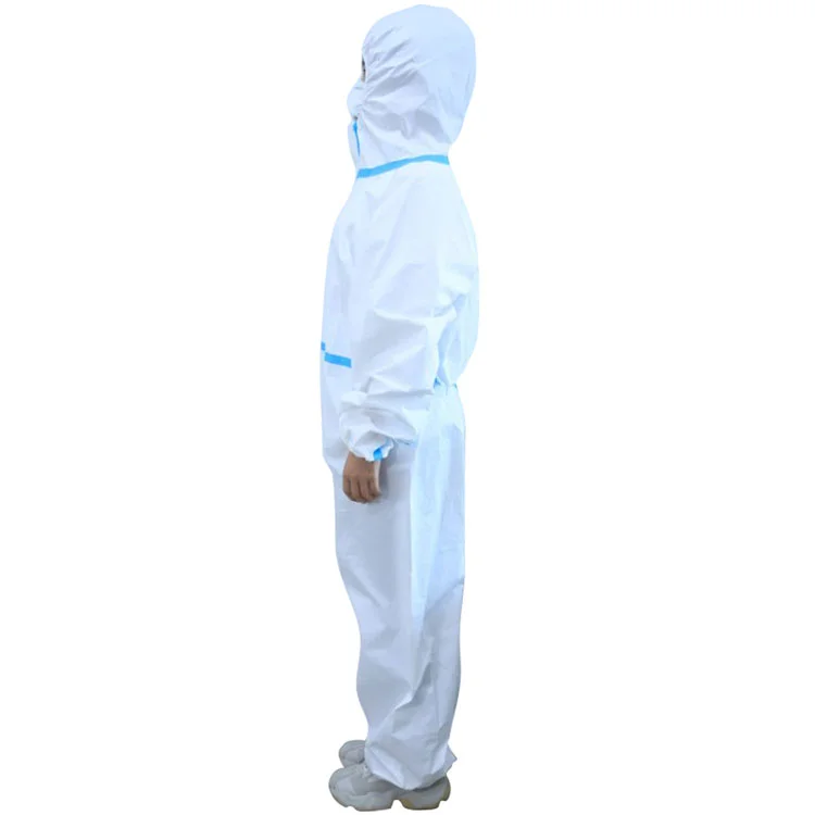 in Stock Disposable Sterile Hospital Coverall Surgical Medical Safety Protective Clothing