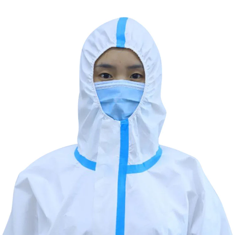 in Stock Disposable Sterile Hospital Coverall Surgical Medical Safety Protective Clothing
