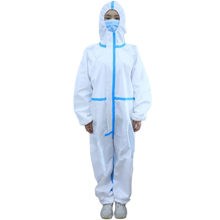 in Stock Disposable Sterile Hospital Coverall Surgical Medical Safety Protective Clothing